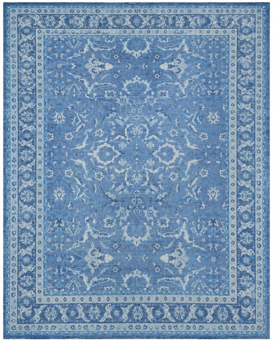 Hand Knotted Carpet Blue 14 X 10 FT