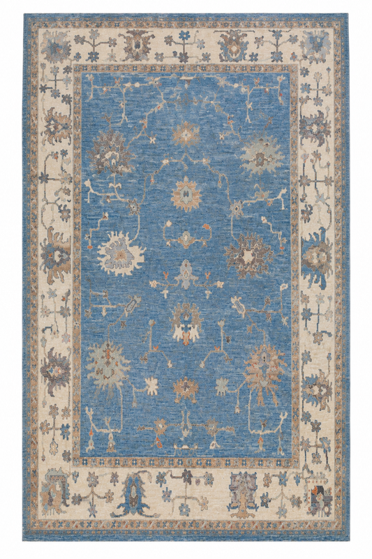 Hand Knotted Carpet Blue 13 X 9 FT
