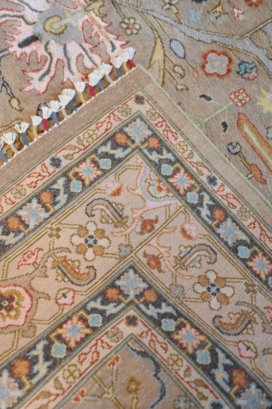 Beige Green Chobi 10 X 8 FT