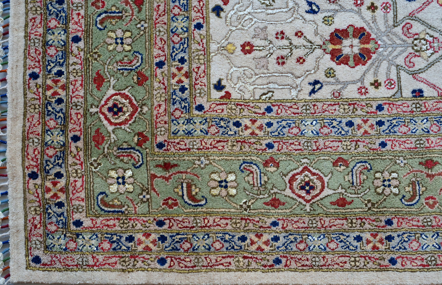 Hand Knotted Carpet Beige/Green