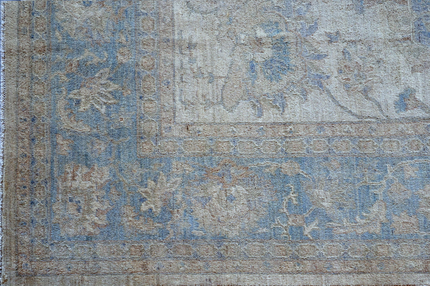 Hand Knotted Carpet Cream 12 X 9 FT