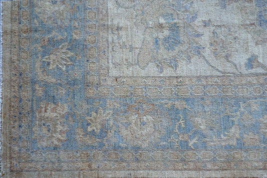 Hand Knotted Carpet Cream 12 X 9 FT
