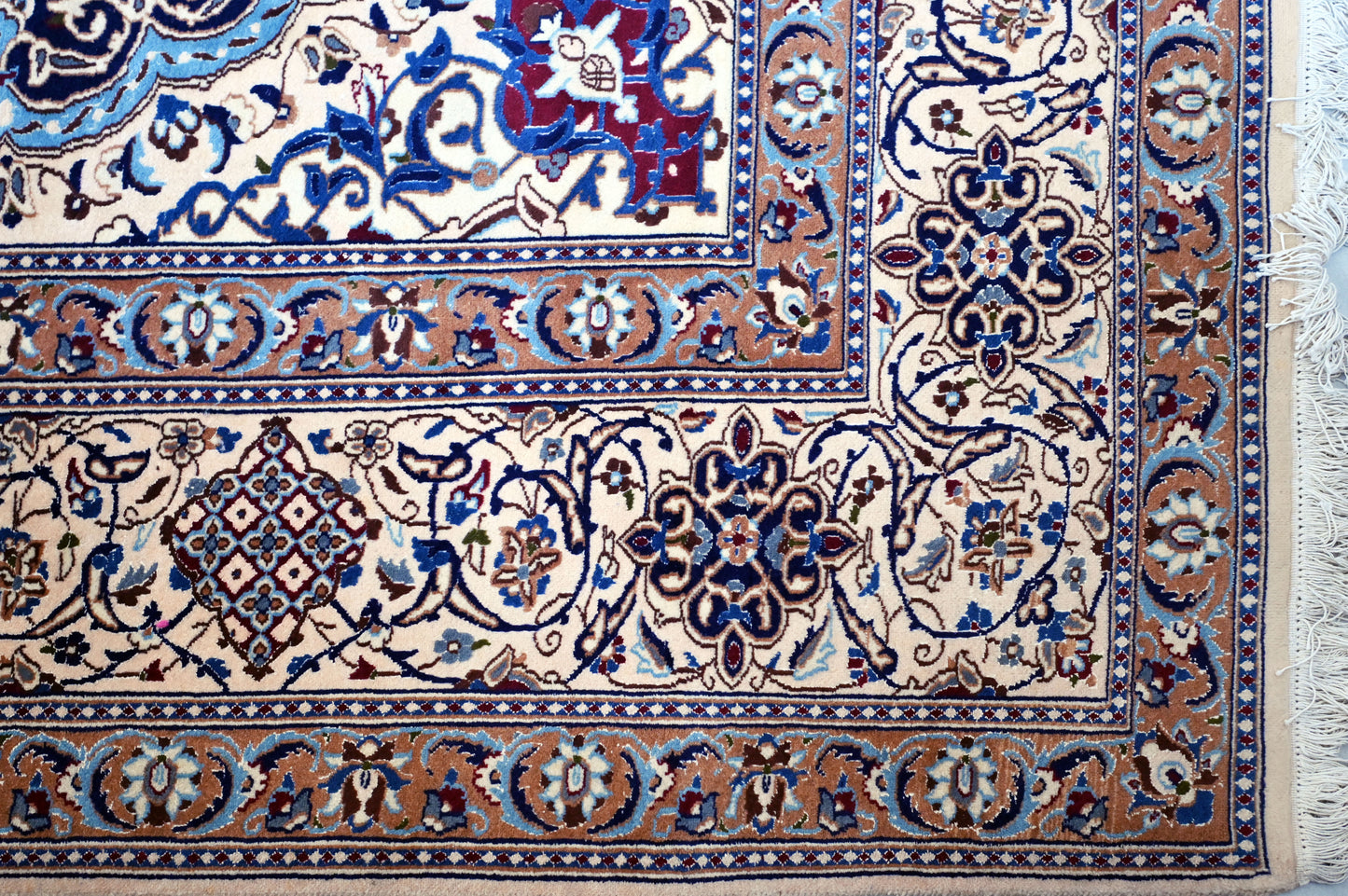 Nein Baby Lambs Wool Silk Fine Hand Knotted 13 X 10 FT