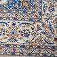 Nein Baby Lambs Wool Silk Fine Hand Knotted Cream/Blue 13 X 10 FT