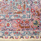 Tabriz Wool and Silk Fine Hand Knotted Cream and Pink 13 X 10 FT