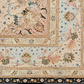 Tabriz Royal Wool and Silk on Silk Base Black With Pastels 13 X 10 FT