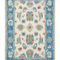 Hand Spun Wool Hand Knotted Loose Laid Carpet Blue
