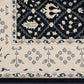 Black/Beige Hand Knotted Woolen Carpet