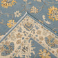 Blue, Hand Knotted Woolen Carpet