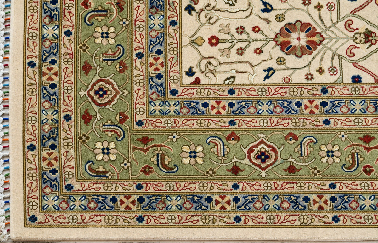 Hand Knotted Carpet Beige/Green