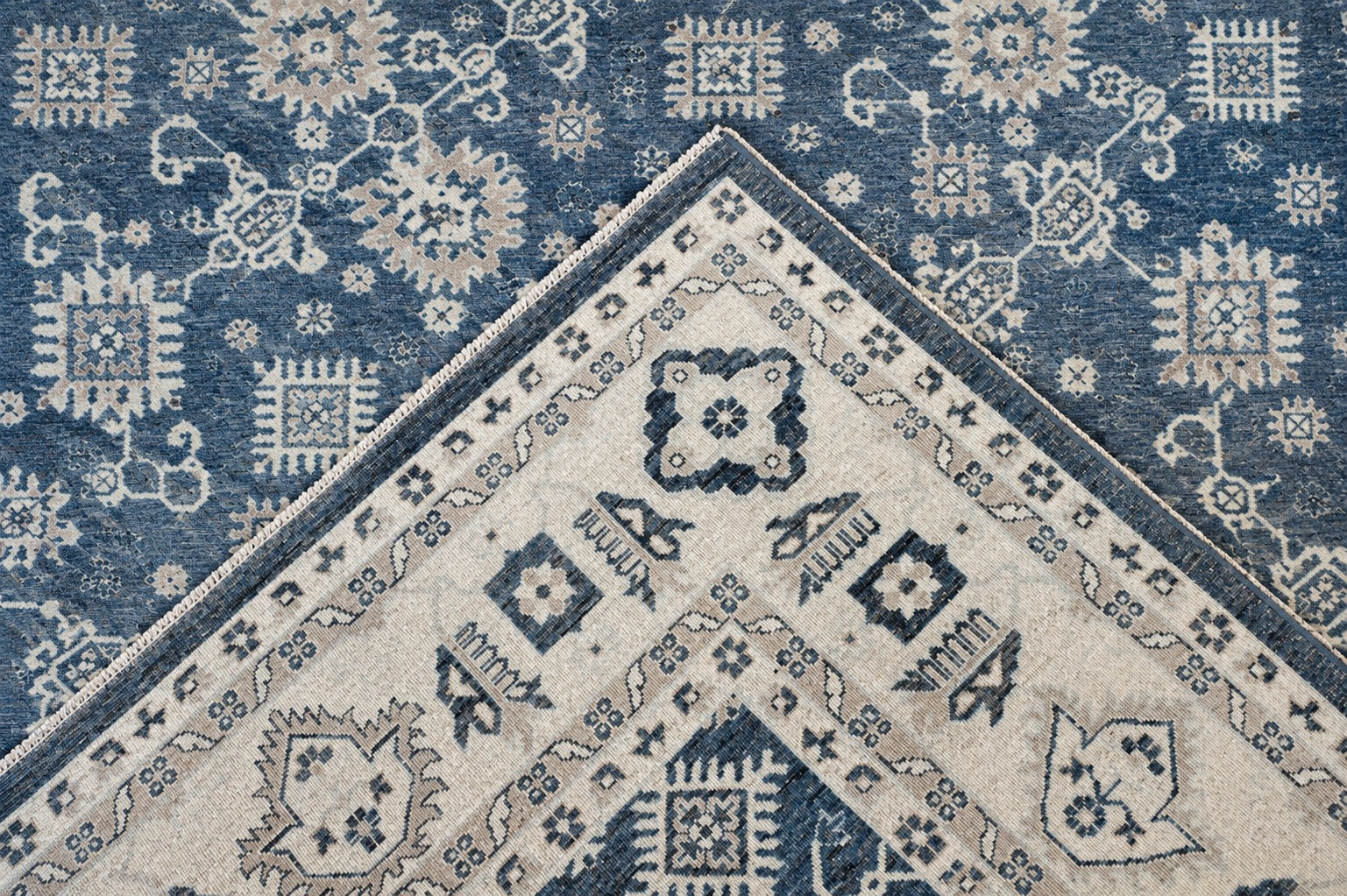 Hand Knotted Carpet Grey 12 X 9 FT
