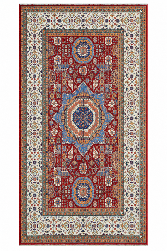 Hand Knotted Carpet, Red