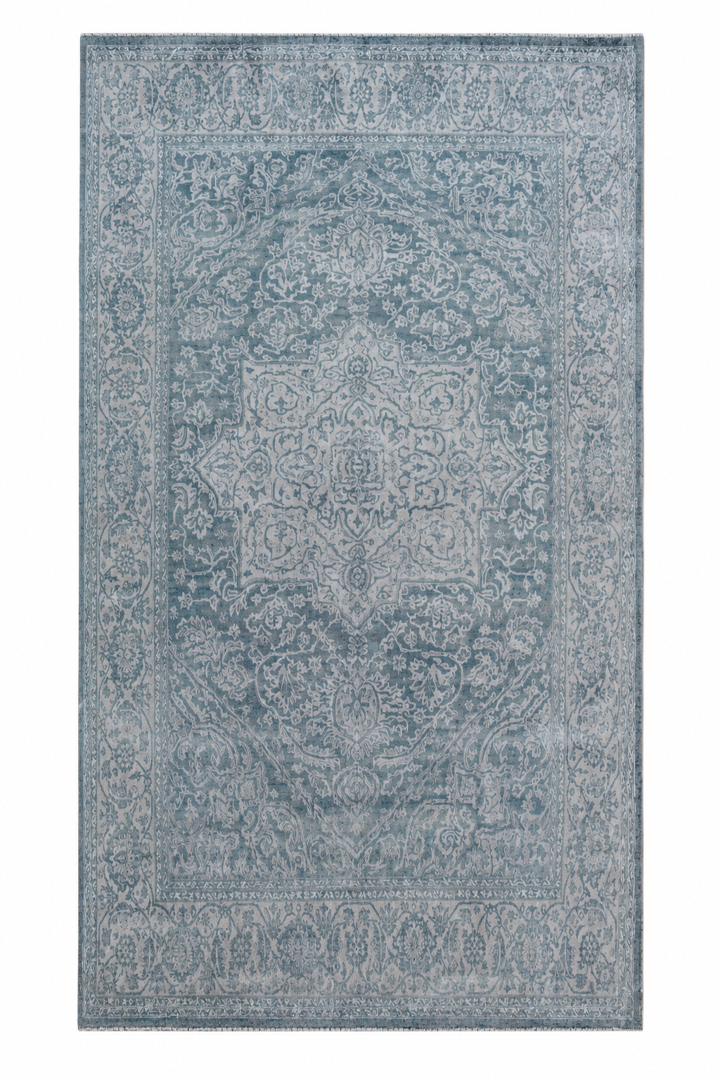 Hand Knotted Carpet Moss Green