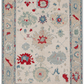 Hand Spun Wool Hand Knotted, Loose Laid Carpet, Peach Colour 10 X 8