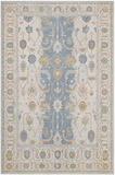 Hand Knotted Carpet White/Purple