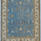 Blue/Beige Hand Knotted Woolen Carpet