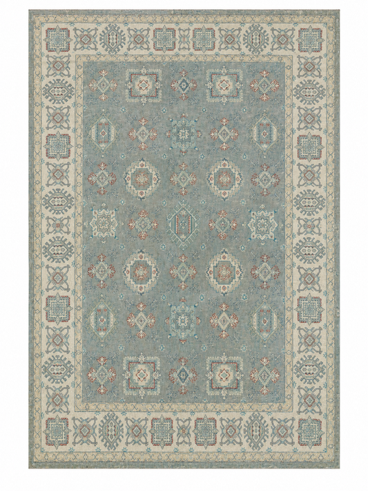 Hand Knotted Carpet Moss Grey