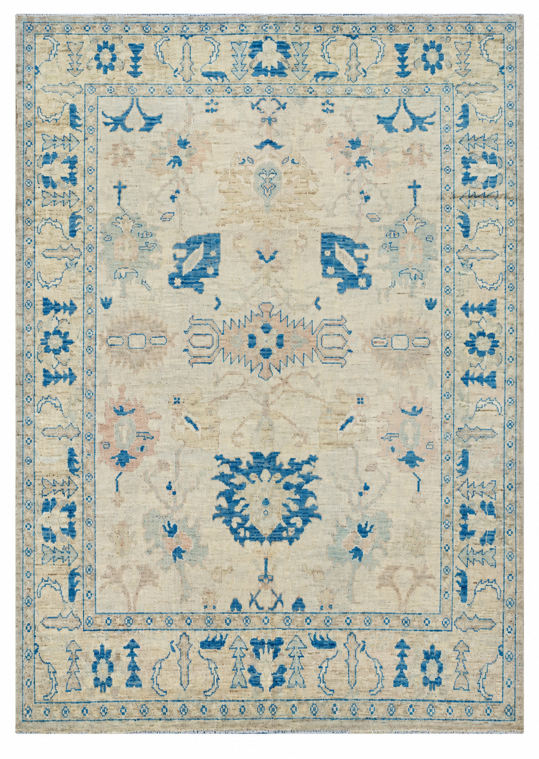 Hand Spun Wool Hand Knotted Loose Laid Carpet Over Dyed
