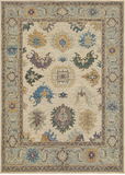 Hand Spun Wool Hand Knotted Loose Laid Carpet Cream 12 X 9 FT
