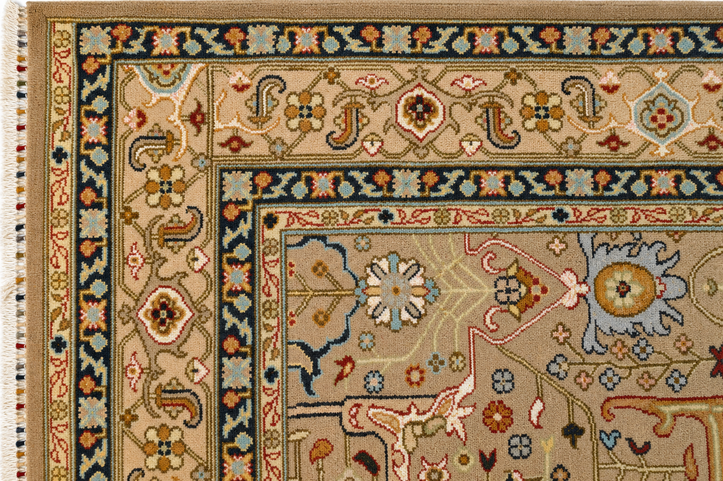 Beige Green Chobi 10 X 8 FT