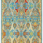 Garos Design Handspun Wool Hand Knotted Ferozi 10 X 8 FT