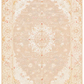 Tabriz Wool and Silk Pink/Beige Fine Hand Knotted 10 X 8 FT