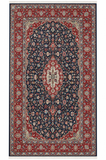 Mashad Herez Wool Black/Red Fine Hand Knotted