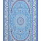 Nein Wool and Silk Made From Kurk Wool Mint Green/Cream 11 X 8 FT
