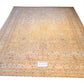 Abstract Handspun Wool Hand Knotted Beige 16 X 12 FT