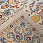 White Multi Colour 12 X 9 FT
