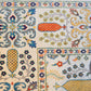 White Multi Colour 12 X 9 FT