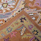 Garos Design Handspun Wool Hand Knotted Brown 12 X 9 FT
