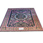 Chinese Design Handspun Wool Hand Knotted Black 12 X 9 FT