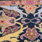 Garos Design Handspun Wool Hand Knotted Black 10 X 8 FT