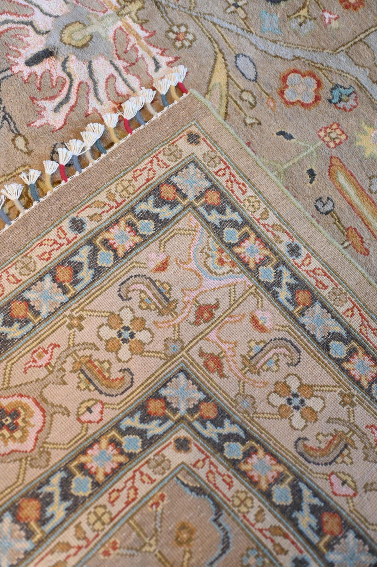 Beige Green Chobi 10 X 8 FT