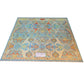 Garos Design Handspun Wool Hand Knotted Ferozi 10 X 8 FT