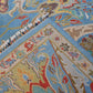 Garos Design Handspun Wool Hand Knotted Ferozi 10 X 8 FT