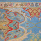 Garos Design Handspun Wool Hand Knotted Ferozi 10 X 8 FT
