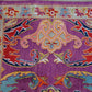 Garos Design Handspun Wool Hand Knotted Purple 9.5 X 6 FT