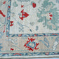 Hand Spun Wool Hand Knotted, Loose Laid Carpet, Peach Colour 10 X 8