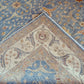 Blue/Beige Hand Knotted Woolen Carpet