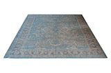 Grey Hand Knotted Woolen Carpet
