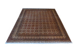 Hand Knotted Carpet, Rust Colour 10 X 7 FT