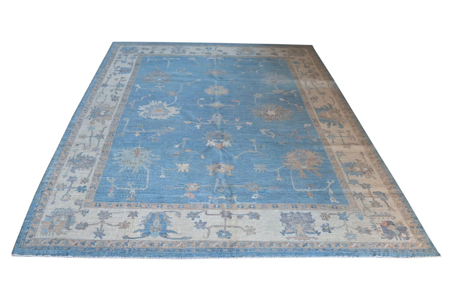 Hand Knotted Carpet Blue