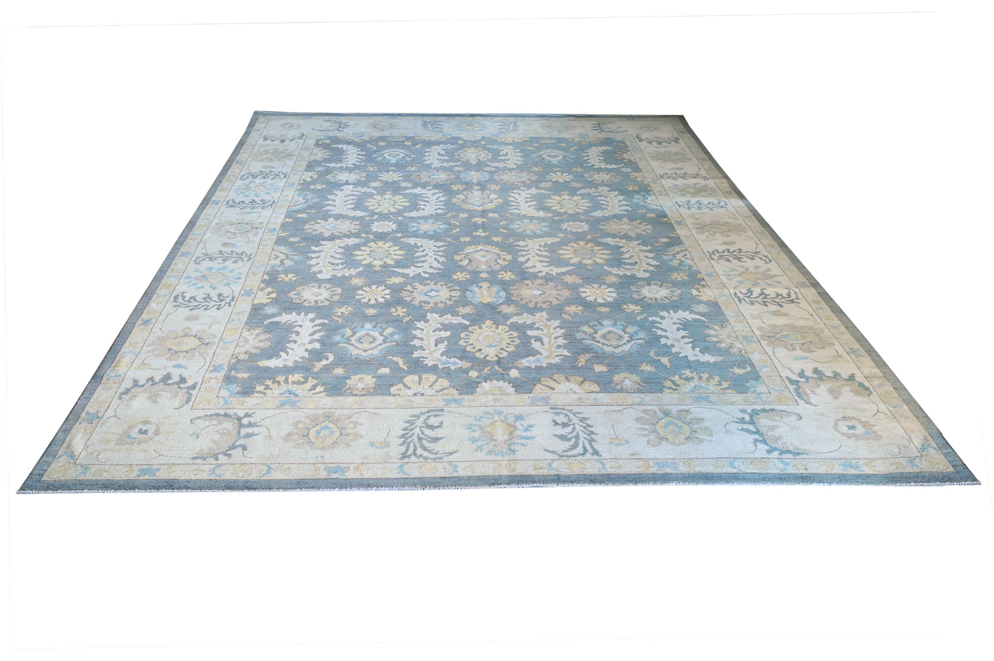 Hand Knotted Carpet Grey