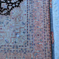 Tabriz Herez Wool and Silk Black/Pink Fine Hand Knotted 10 X 7 FT