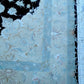 Tabriz wool and silk, black/beige , fine hand knotted