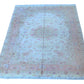 Tabriz Wool and Silk Cream Pink Fine Hand Knotted