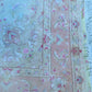 Tabriz Wool and Silk Cream Pink Fine Hand Knotted