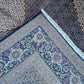 Tabriz Wool and Silk Pink/Blue Fine Hand Knotted 11 X 8 FT